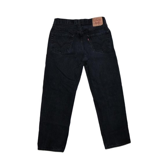 Dark Grey Levis 550 Jeans Zip Fly Made In Mexico - Picture 2 of 3